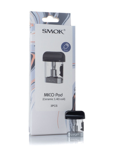 Smok MICO Replacement Pod Cartridges | Smok | 3 Pack | Ceramic 1.4Ohm