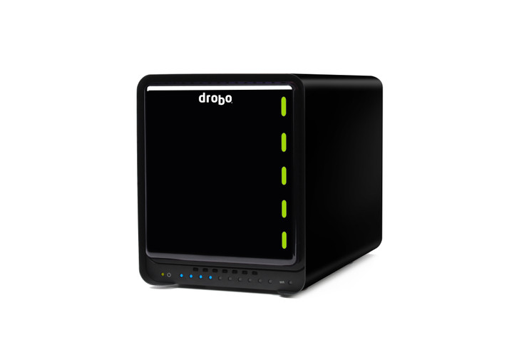The Drobo 5D3 is an all-in-one storage array that dynamically manages the protection of your data between as few as three and as many as five internal drives. Add additional drives as your storage requirements grow.
