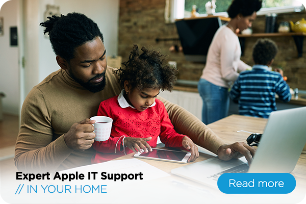 We are Victoria's favourite provider of on-site residential Apple support. Discover why our specialized Macintosh, iPad, iPhone, and all-things-Apple understanding can help you get the most out of your equipment