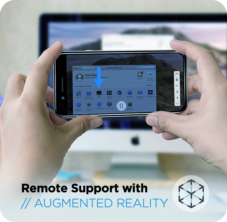 Our newest offering TeamViewer Pilot is the next generation in remote tech support, using Augmented Reality to help us guide you.