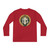 Youth Long Sleeve Tee — Collegiate Seal Crest Design