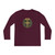 Youth Long Sleeve Tee — Collegiate Seal Crest Design