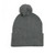 Embroidered Pom-Pom Knit Cap — St. Benedict Wear your Prayer