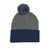 Embroidered Pom-Pom Knit Cap — St. Benedict Wear your Prayer