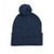 Embroidered Pom-Pom Knit Cap — St. Benedict Wear your Prayer