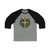 Saint Benedict Baseball Tee — Wear your Prayer 3/4 Sleeve