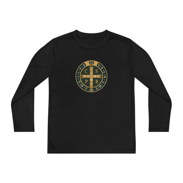 Youth Long Sleeve Tee — Collegiate Seal Crest Design