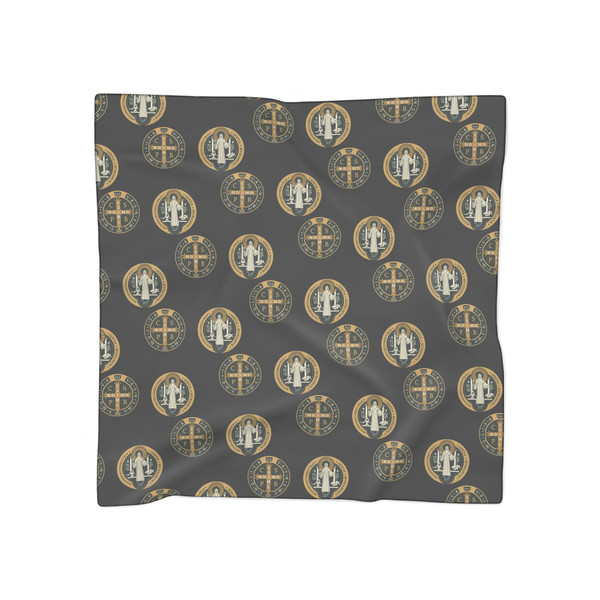 Pattern Scarf Wear your Prayer— St. Benedict