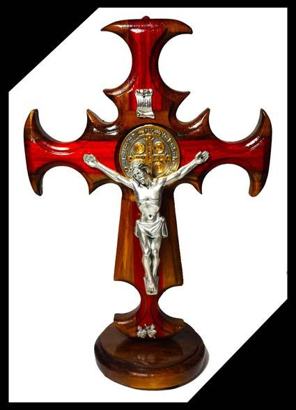 Breathtaking Stunning Benedictine Crucifix 