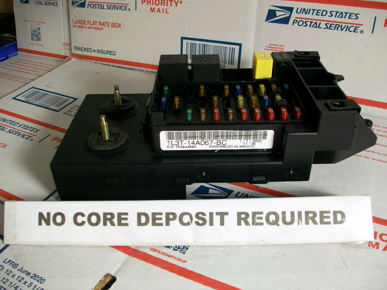 ✔REBUILT✔  1L3T-14A067-BC 1999 2000 2001 2002 Ford F150 Interior Cabin Fuse Box  (Verify YOUR Pt# MATCHES) *** NO CORE CHARGE*** #25>