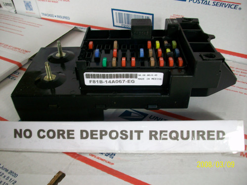 ✔REBUILT✔  F81B-14A067-EG  1999-2000 Ford F150 F250 F350 F450 F550 F650 Interior Cabin Fuse Box  (Verify YOUR Pt# MATCHES) *** NO CORE CHARGE*** #7>