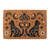 Natural Frightful Folk Cat Doormat