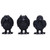 Three Wise Ravens 8.7cm