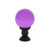 This large, purple crystal ball is not only a powerful tool in fortune telling and scrying, but also makes an eye-catching piece of décor. Whether used for divination or a table accessory at Halloween, this crystal ball is sure to be a conversation piece. Comes on black wooden stand. Keep out of direct sunlight. To preserve coloured coating, wipe clean with a soft dry cloth.