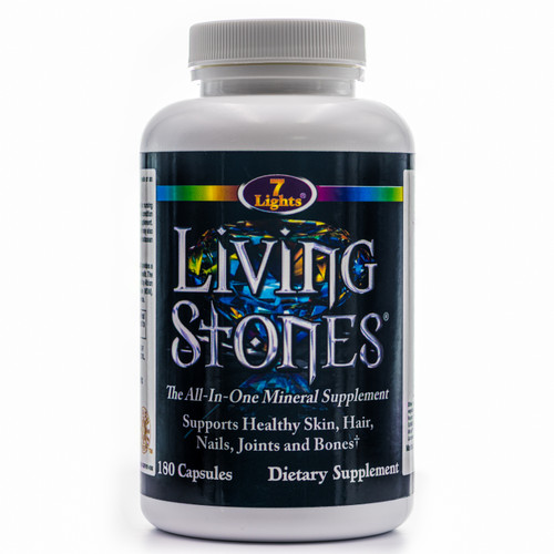 LIVING STONES - FULL SPECTRUM MINERALS  (180 V-CAPS - 30-DAY SUPPLY)