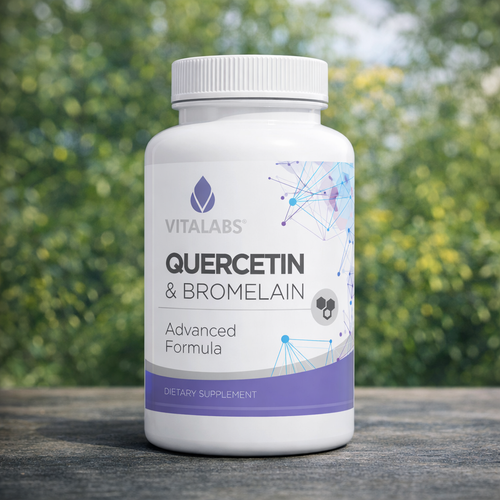 QUERCETIN & BROMELAIN (60 V-CAPS)