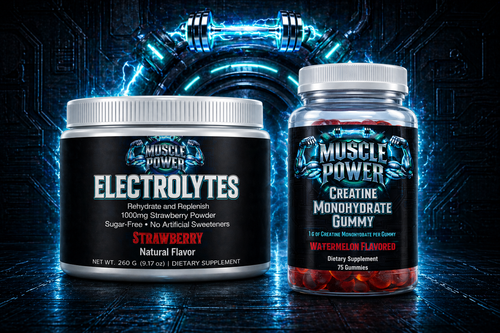 ELECTROLYTE AND CREATINE MONOHYDRATE GUMMY COMBO KIT 