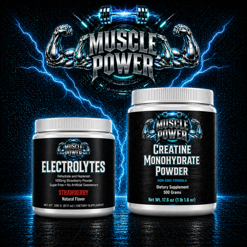 ELECTROLYTE AND CREATINE MONOHYDRATE (500 GRAMS) COMBO KIT