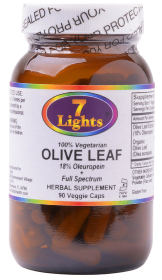 OLIVE LEAF EXTRACT - 18% OLEUROPEIN (90 V-CAPS)