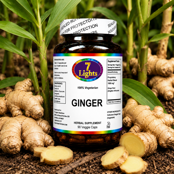 GINGER ROOT - ORGANIC (90 V-CAPS)