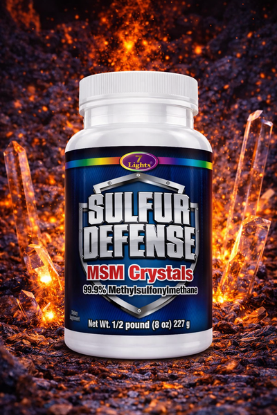SULFUR DEFENSE OptiMSM® PURE CRYSTALS (227G -1/2 LB)