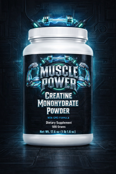 MUSCLE POWER CREATINE MONOHYDRATE (500 GRAMS)
