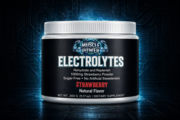 MUSCLE POWER ELECTROLYTES (9.17 OZ) STRAWBERRY