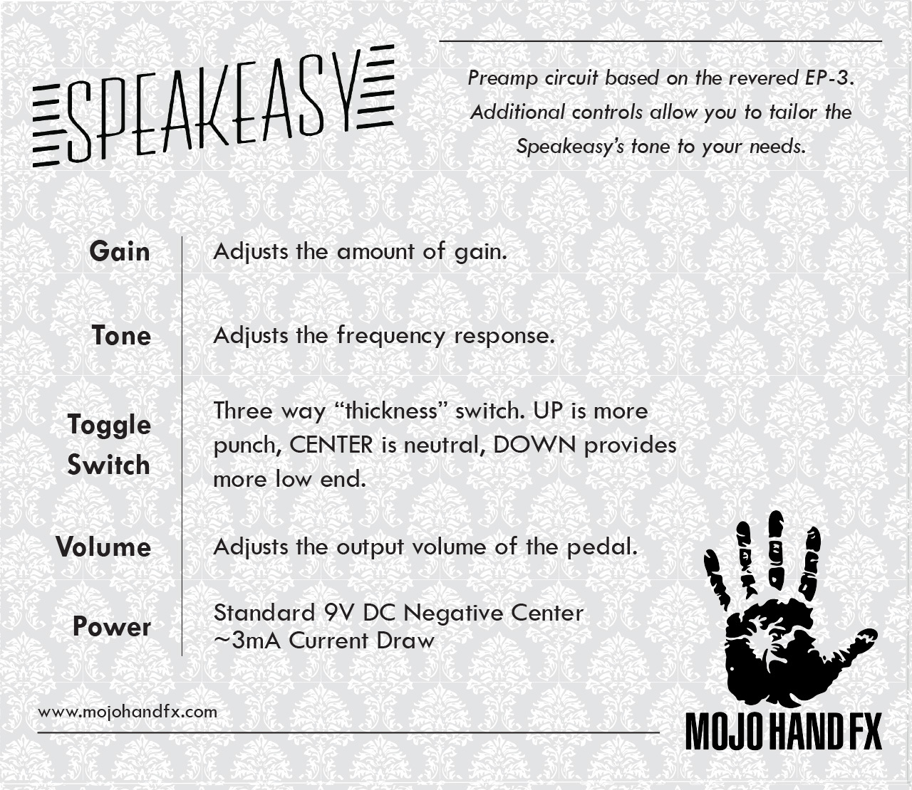 Speakeasy - Mojo Hand FX