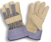 8300: Premium Grain Leather Palm /Rubberized Cuff Gloves - 12 Pack