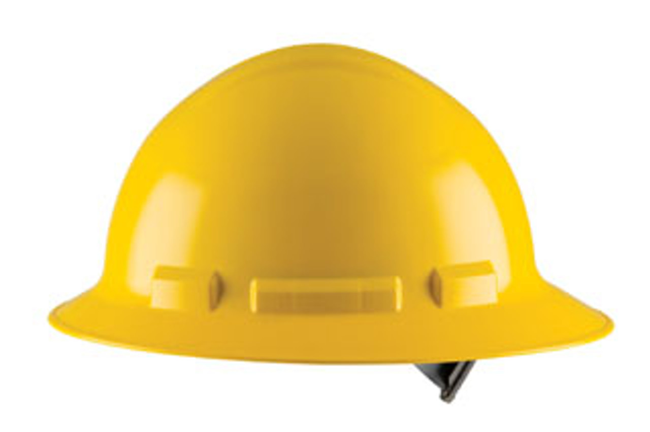 H34S: Duo Full Brim Style, 4-Point Nylon Pinlock Suspension Safety Helmet