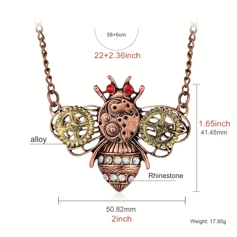 Steampunk Mini-Gear Necklaces - 2 Designs