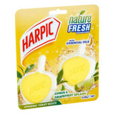 Harpic Active Fresh Toilet Block Citrus (2x40g)