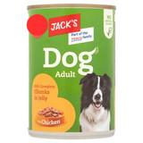 Jack's Adult Dog Food Chicken in Gravy 12x415g