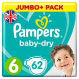 Pampers BD Diapers Size 6 Jumbo 1x62