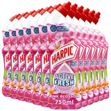 Harpic Active Cleaning Gel Pink Blossom 12x750ml
