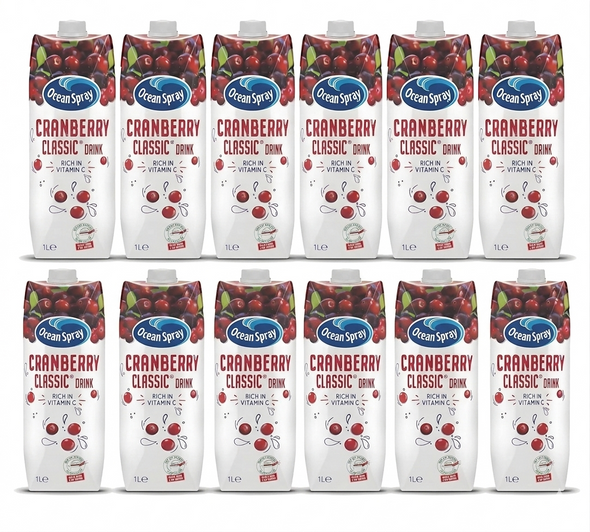 Oceanspray Cranberry Juice Classic 12x1L