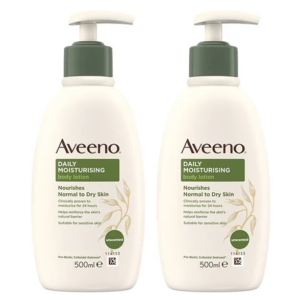 Aveeno Moisturizing Body Lotion 2x500ml