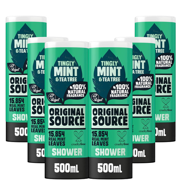 Original Source Shower Gel Mint & Tea Tree 6x500ml