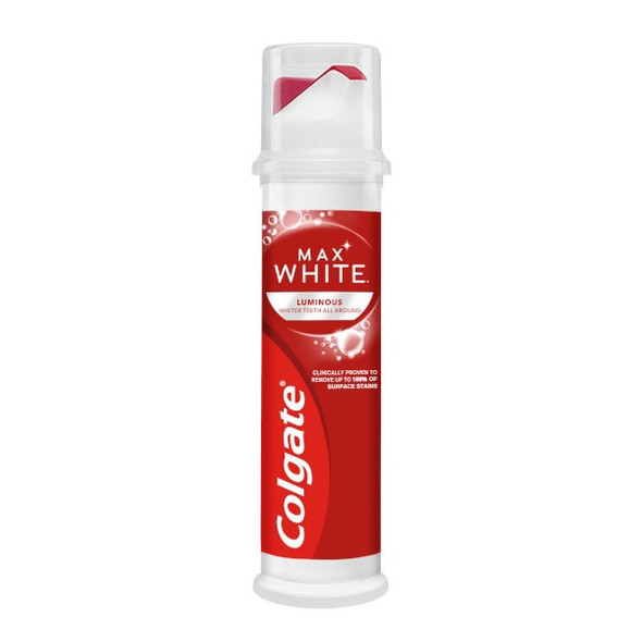 Colgate Toothpaste Pump Max White 100ml