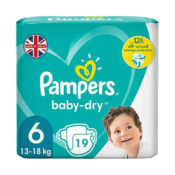 Pampers Baby Dry Size 6 4x19 (76)