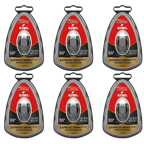 Kiwi Express Shine Sponge (Black) 6x7ml