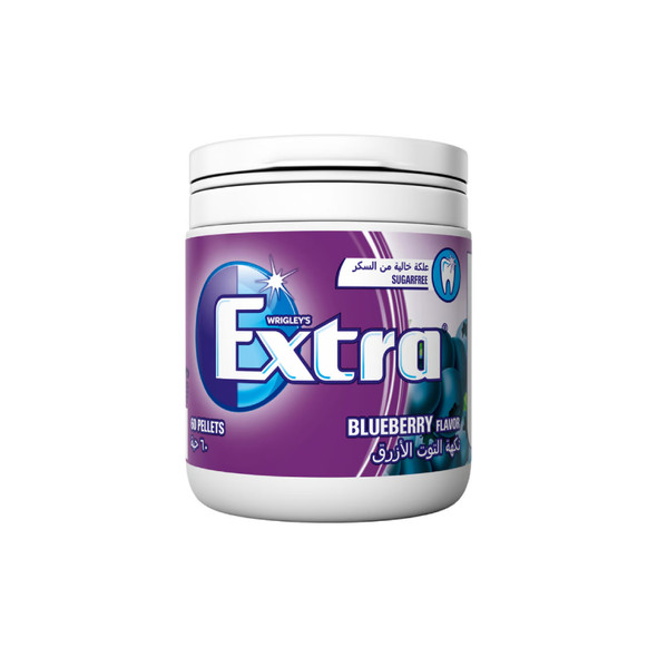 Extra Gum Pot Blueberry 64g