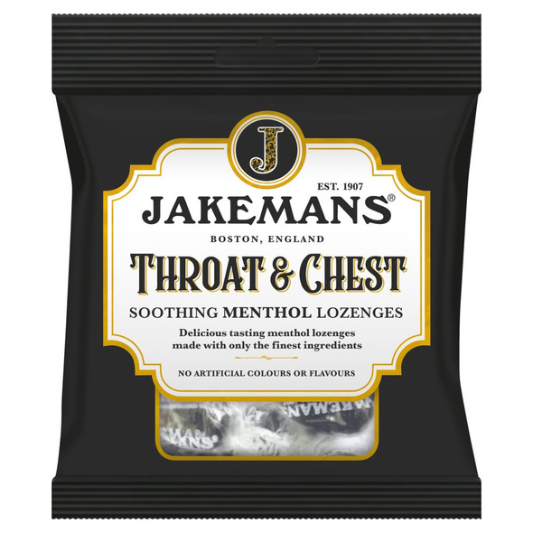Jakemans Menthol Lozenges Throat & Chest 73g