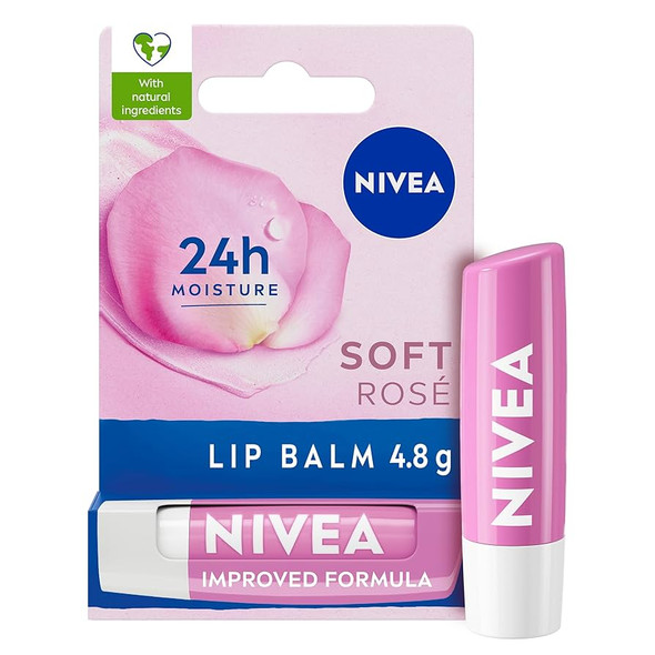 Nivea Lip Balm Soft Rose 5ml