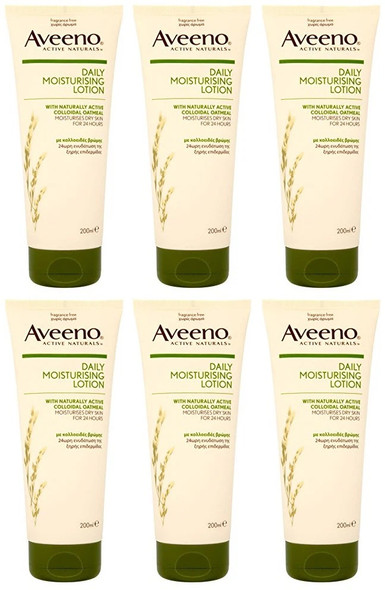 Aveeno Moisturizing Body Lotion 6x200ml
