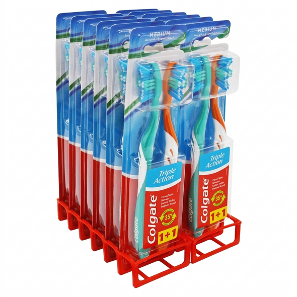 Colgate Toothbrush Triple Action Duo Pack 2x12 (24)