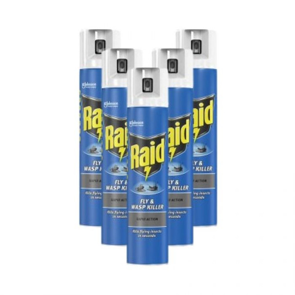 Raid Fly & Wasp Killer 6x300ml