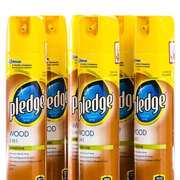 Pledge Furniture Polish Spring 6x250ml
