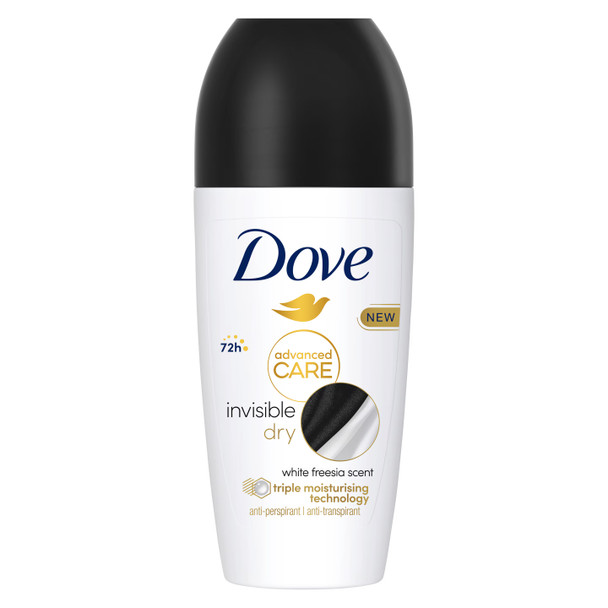 Dove Roll On Invisible Dry 50ml