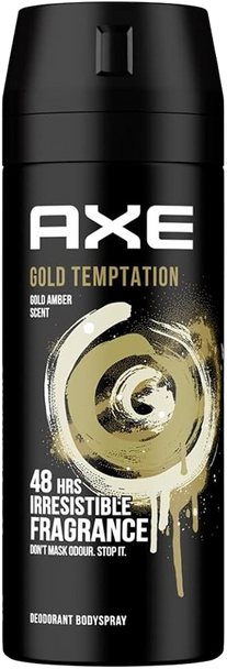 Axe Body Spray Gold Temp 6x150ml